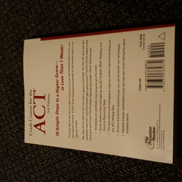 📚Crash course for the ACT 3rd edition - Picture 3 of 4